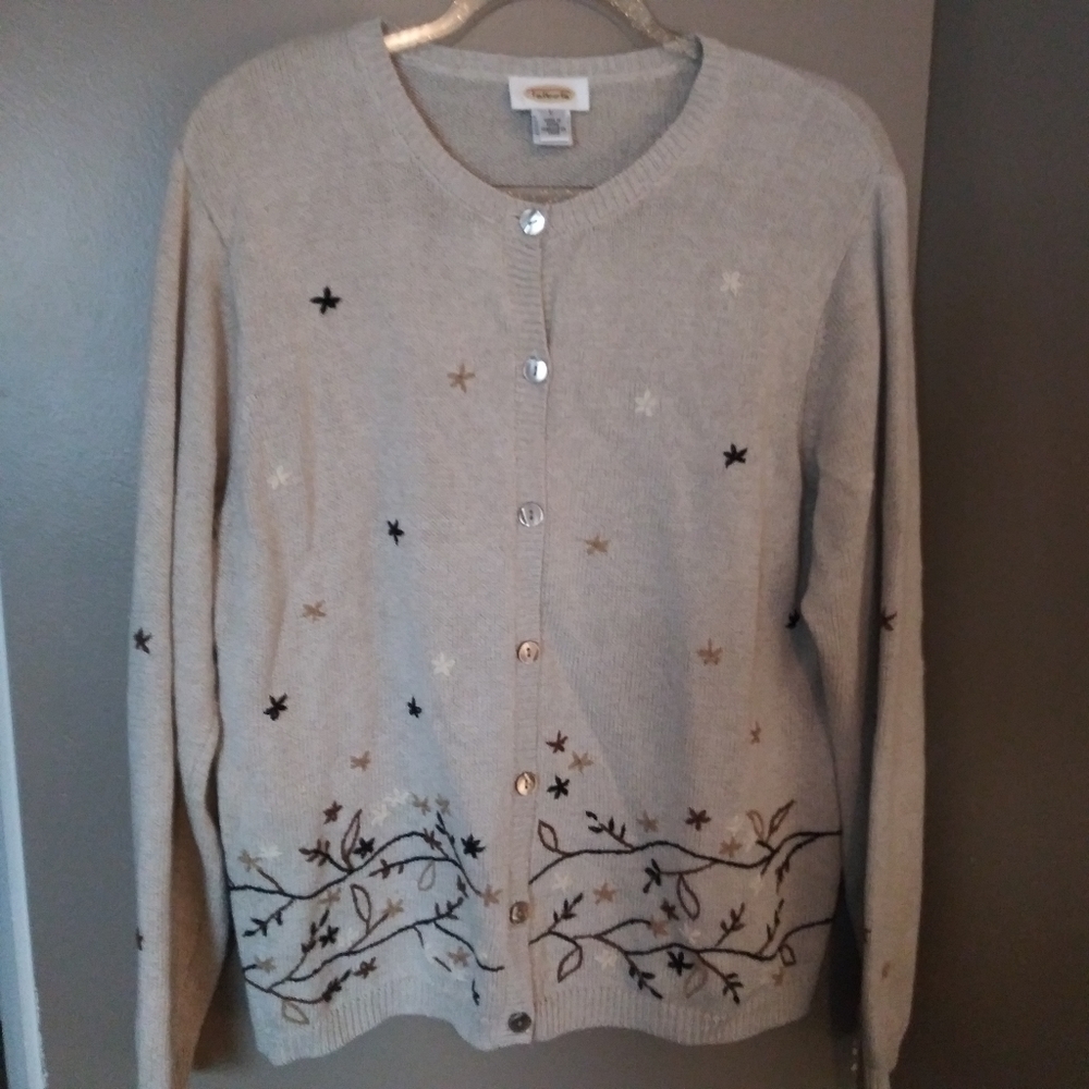 Talbots Vintage Cardigan Size Large